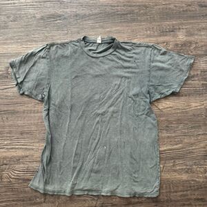 Lane Seven Men's Large Gray Distressed Wash Short Sleeve Crew Neck T-Shirt